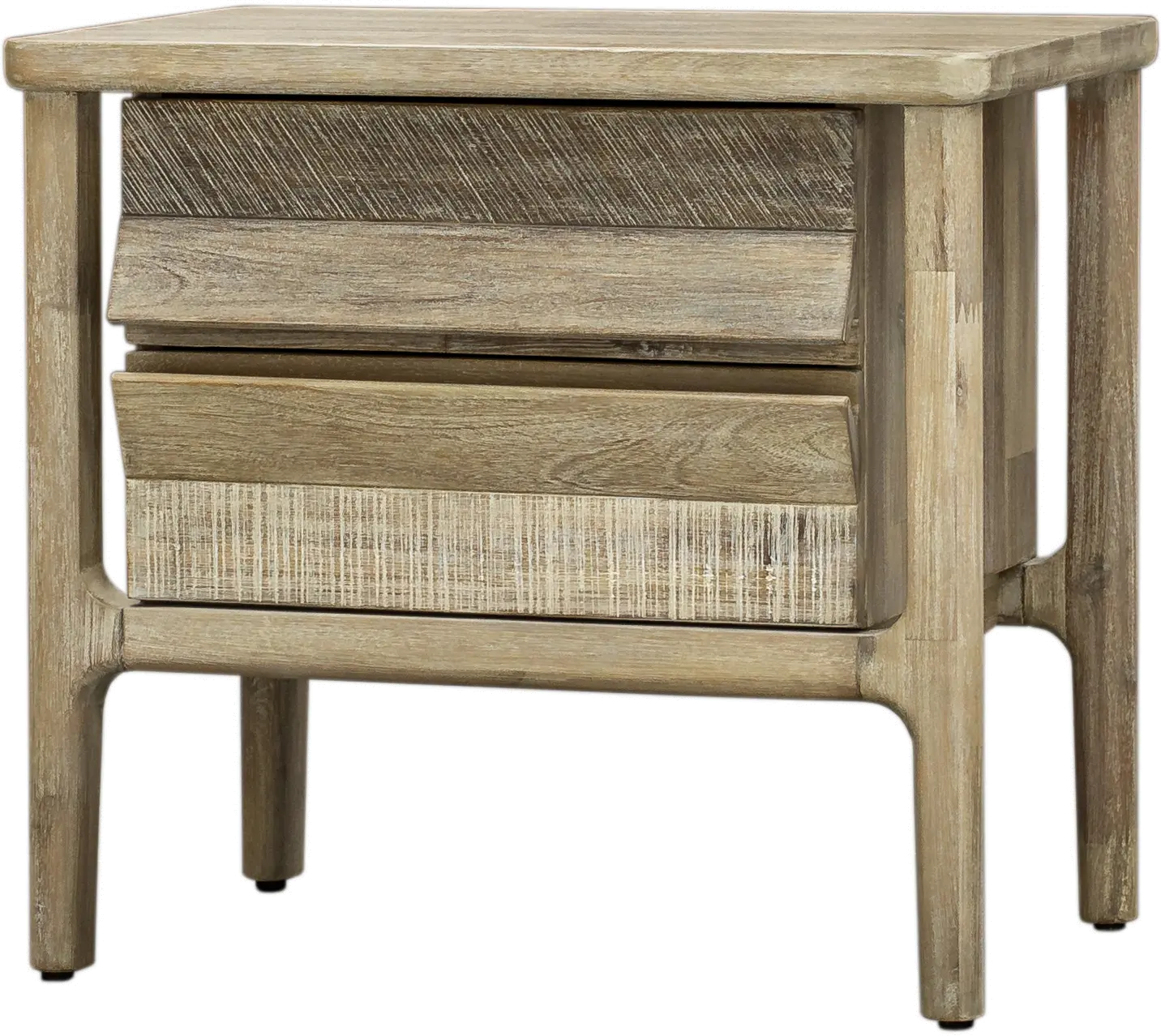 Ellis Light Sand and Gray Nightstand