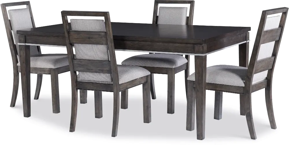 Counter Point Gray 5 Piece Dining Room Set-1