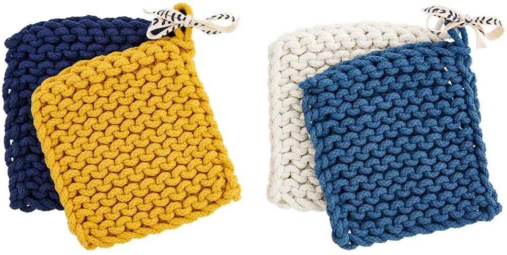 Assorted Classic Crochet Pot Holder Set-1