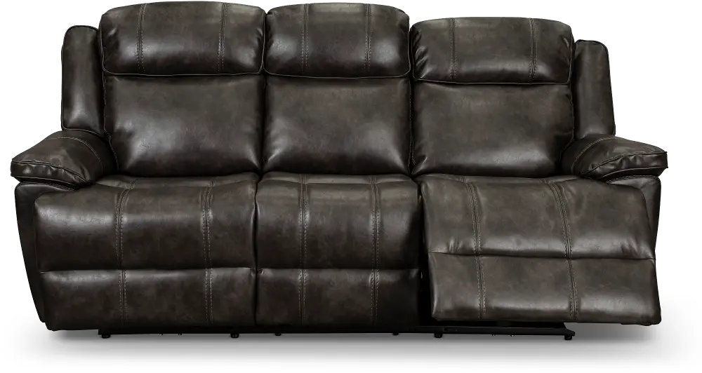 Grandeur Gray Power Reclining Sofa-1