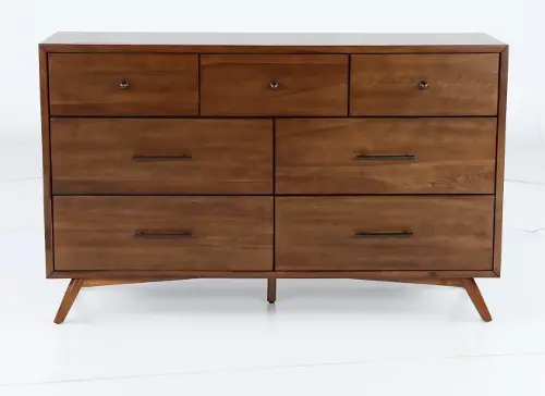 Robin Mid-Century Modern Brown Dresser