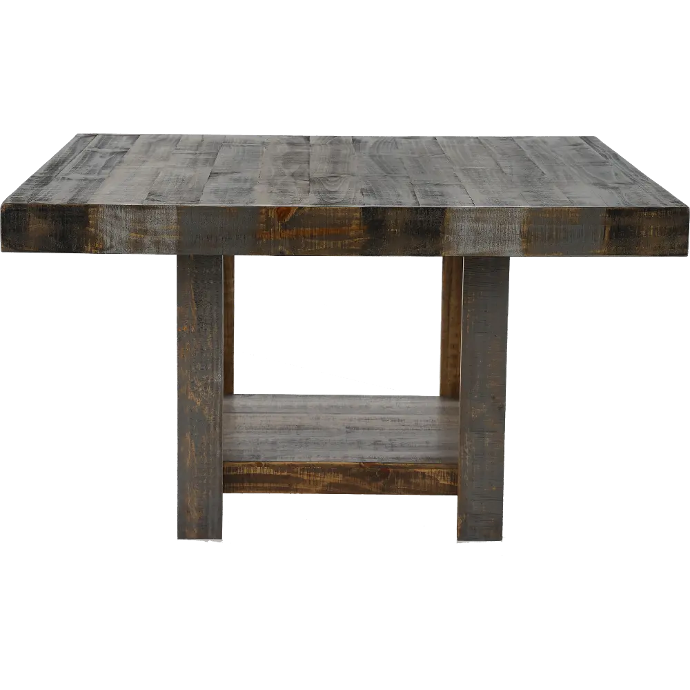 Loft Rustic Pine Dining Room Table-1