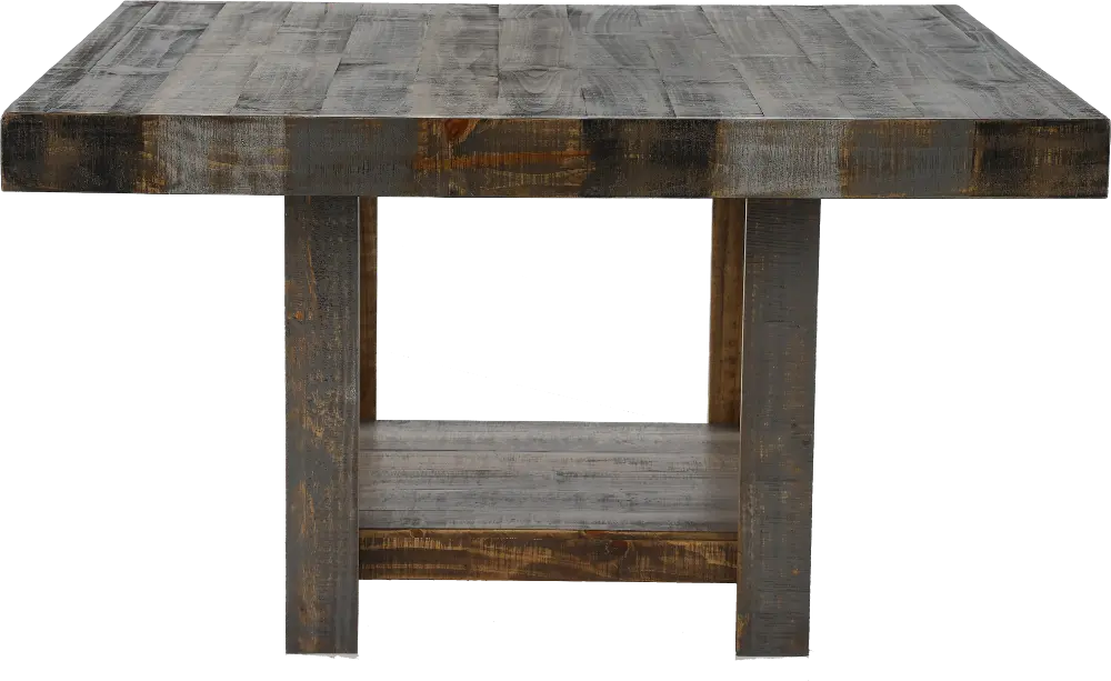 Loft Rustic Pine Dining Table-1