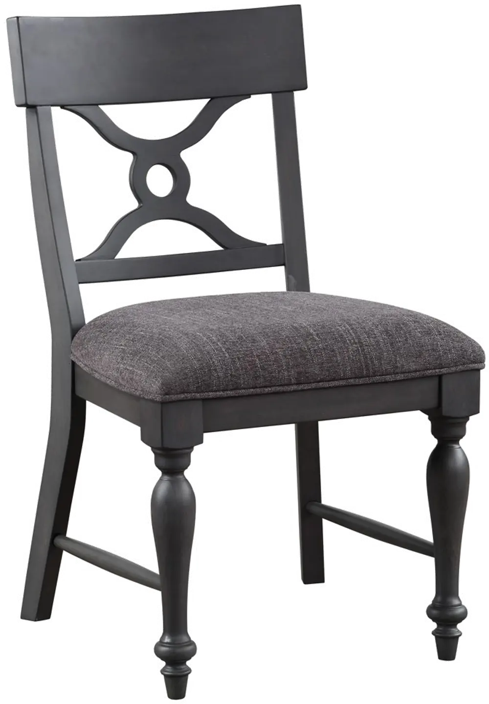 Waters Edge Dark Gray Dining Room Chair-1