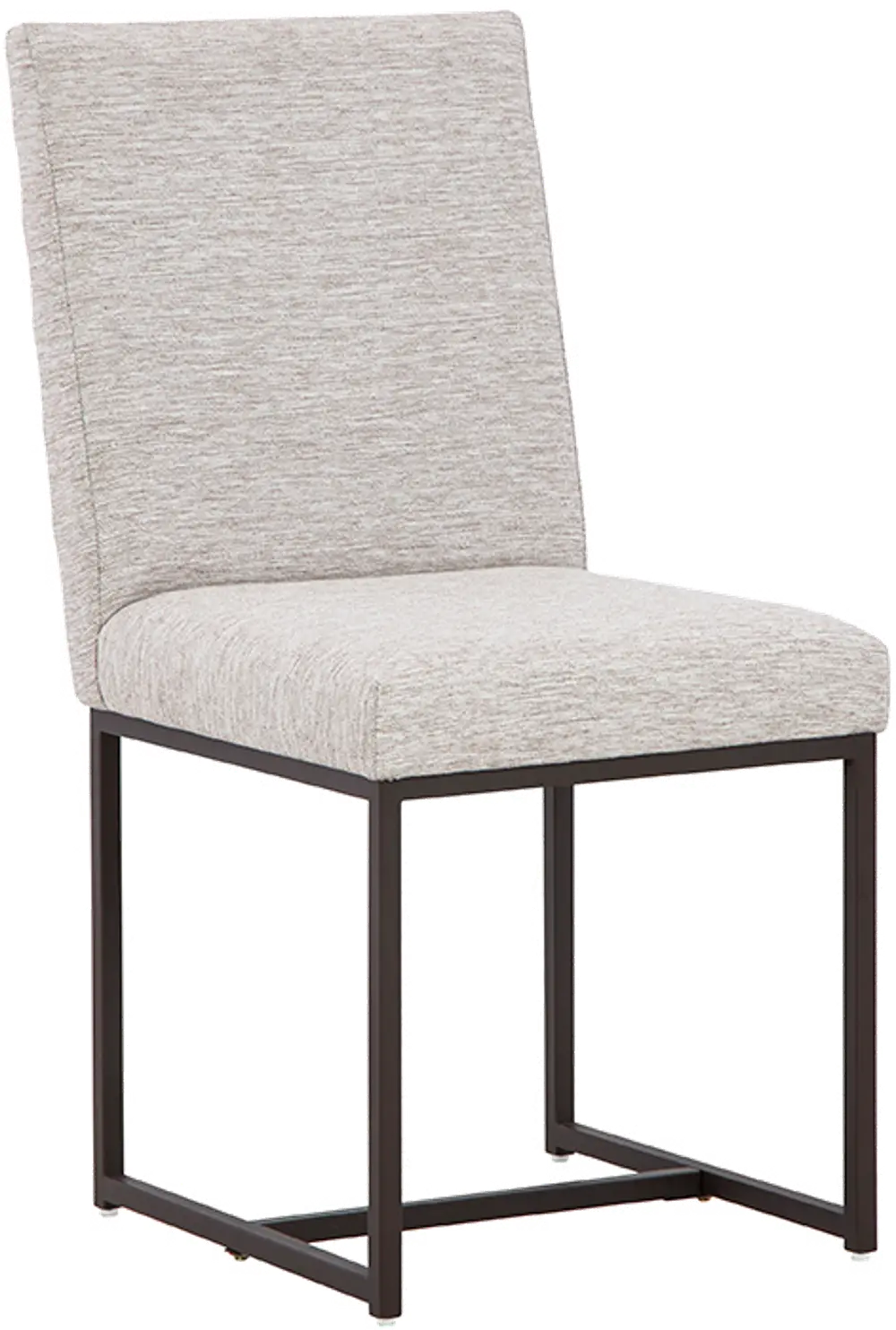 Carson Light Gray Upholstered Dining Chair-1