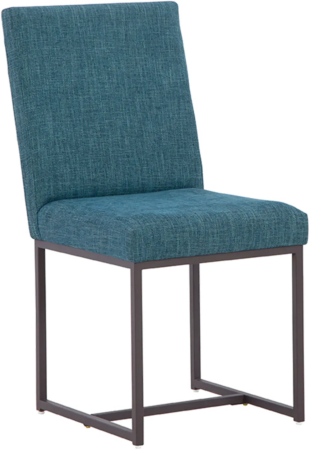 Carson Teal Blue Upholstered Dining Chair-1