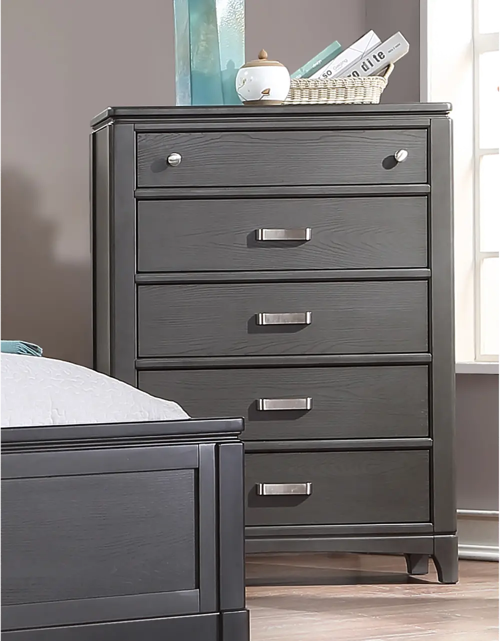 Cadence Gray Chest of Drawers-1