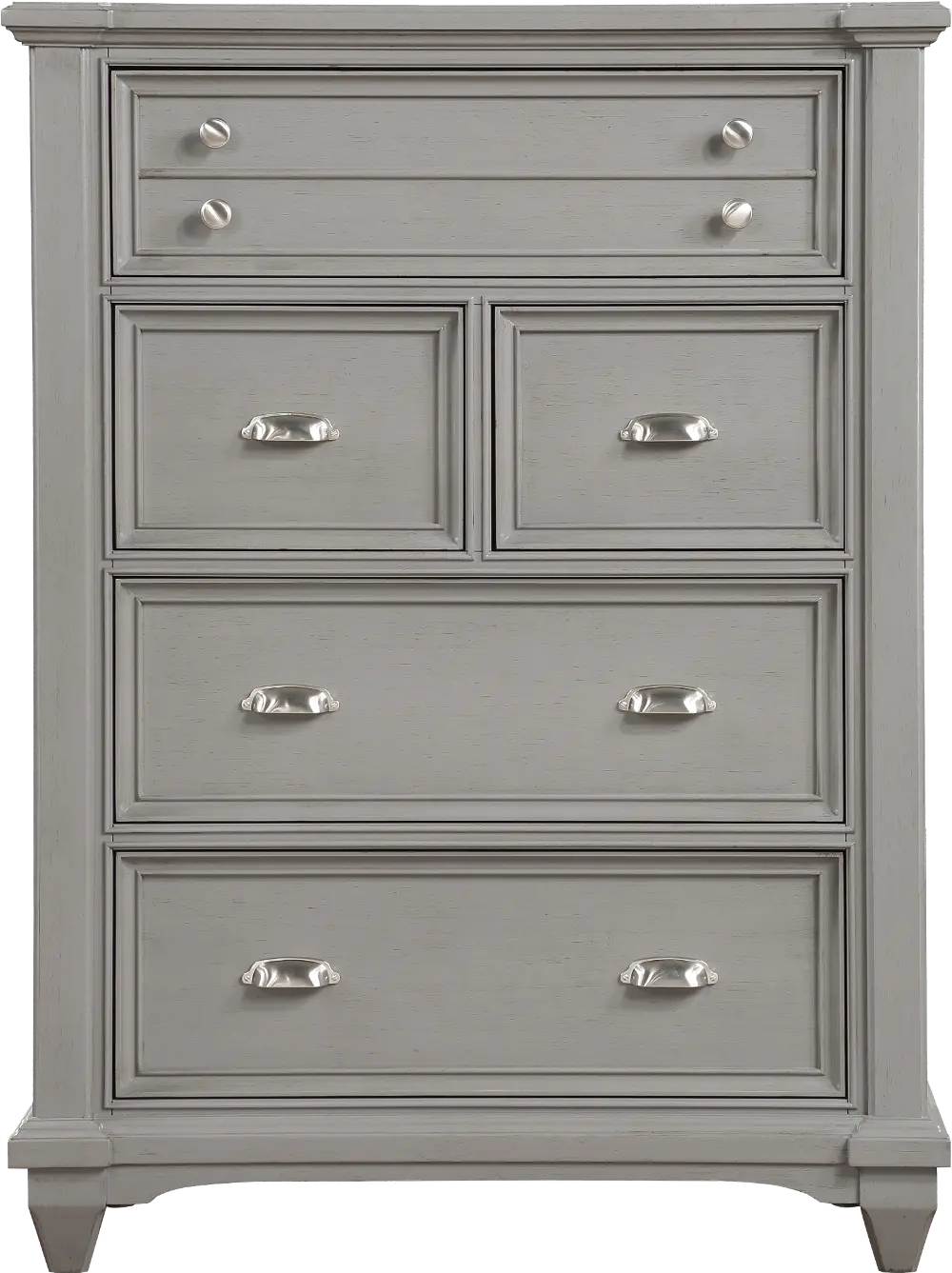 Harbor Hut Gray Youth Chest of Drawers-1