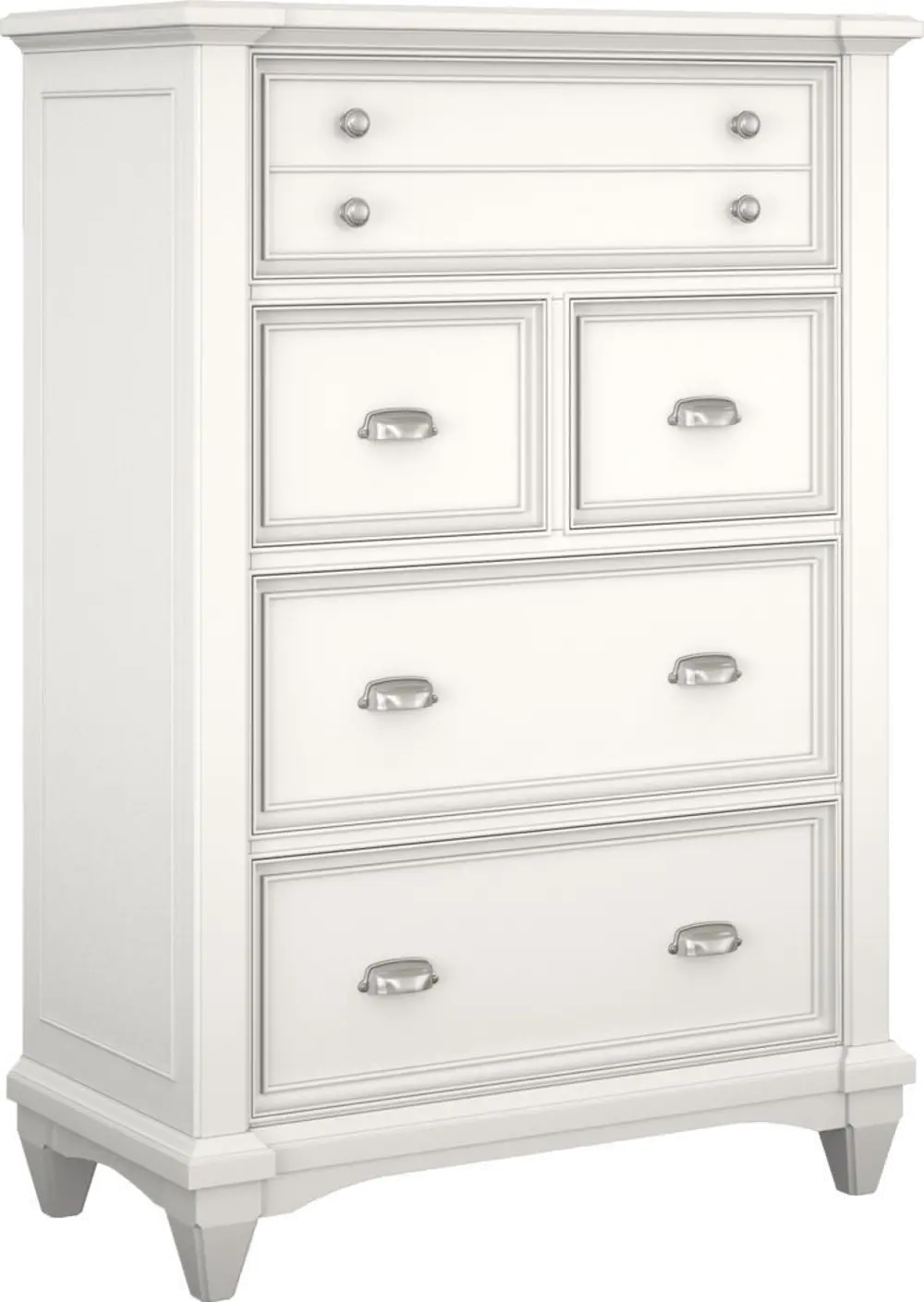 Harbor Hut White Youth Chest of Drawers-1