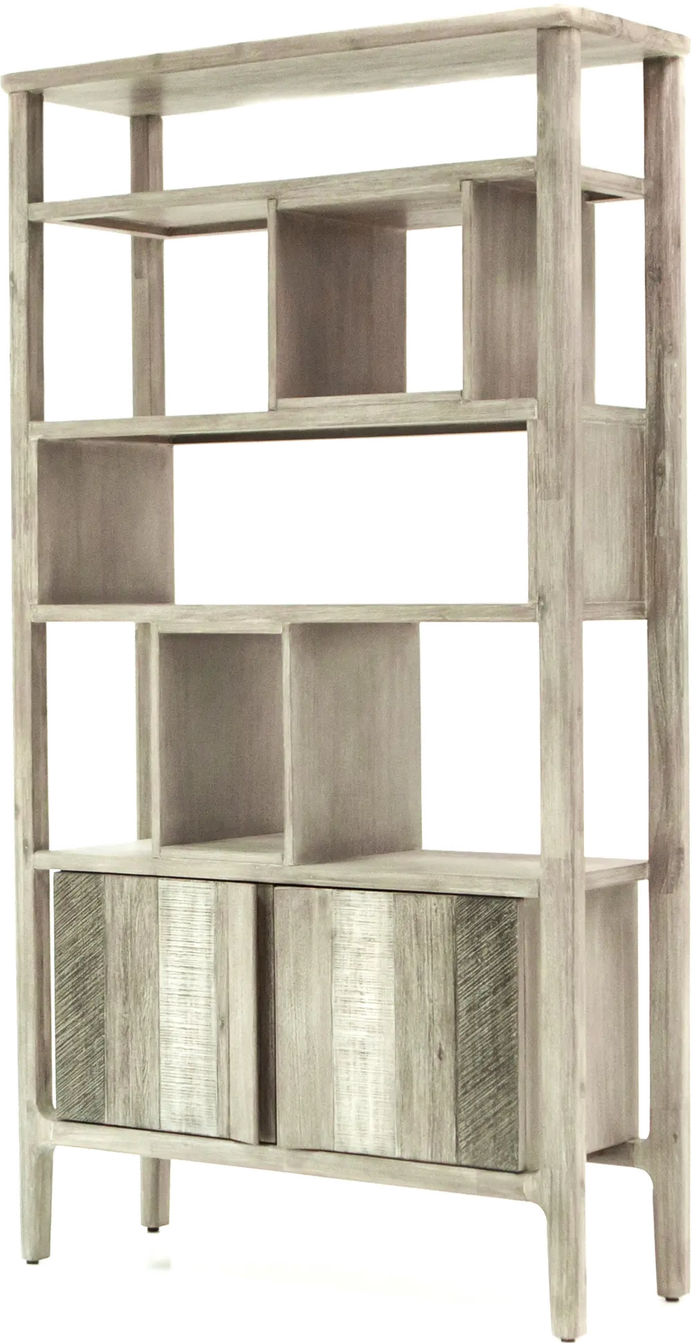 Ellis Gray and Sand Bookcase-1