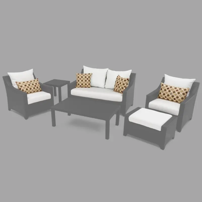 6 Piece Patio Set Cushion Replacement, Patio Furniture Seat Cushion Replacement Covers