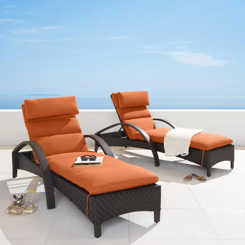 Barcelo Orange Patio Chaise Loungers-1