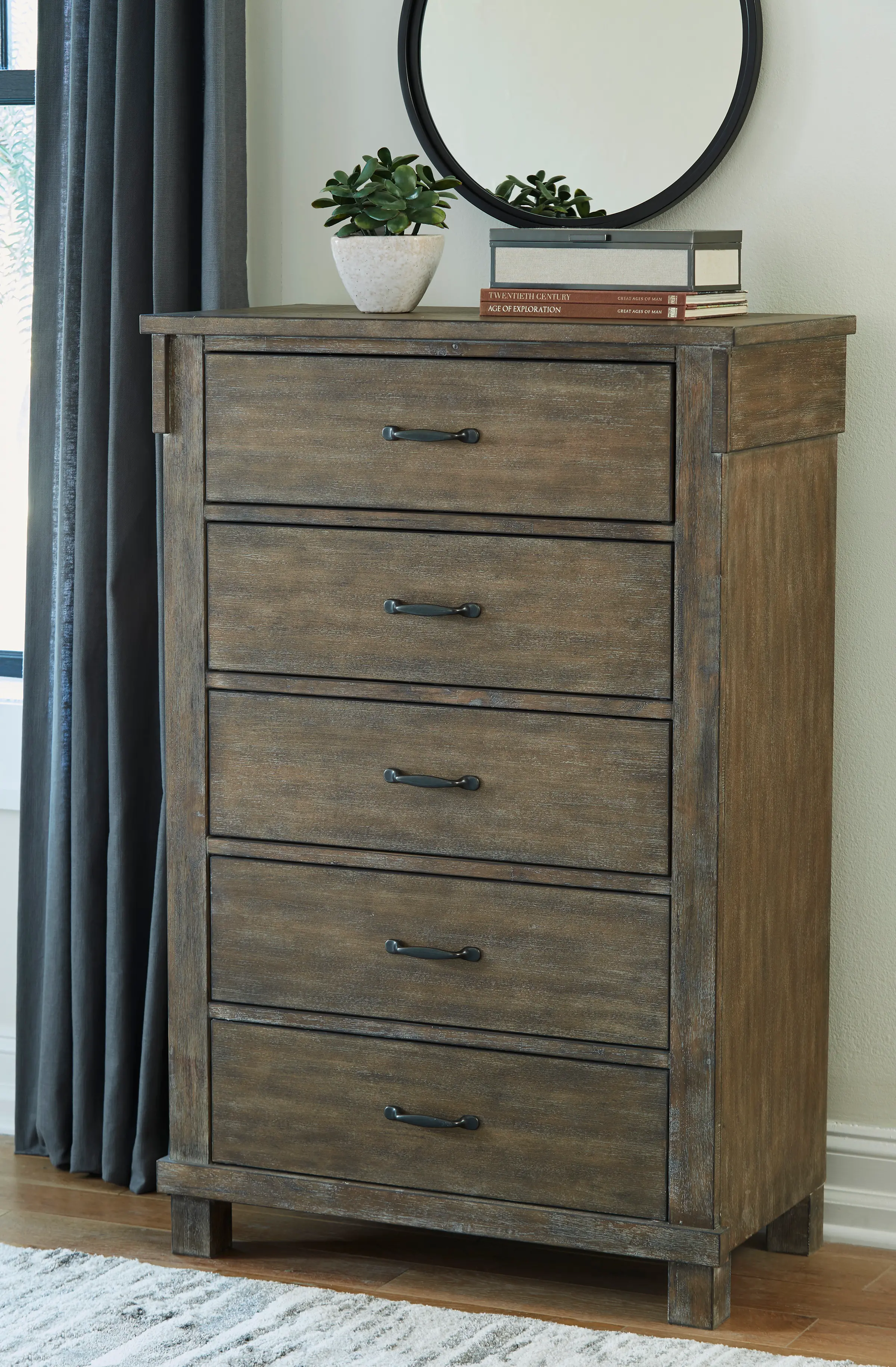 Ora Brown Chest of Drawers