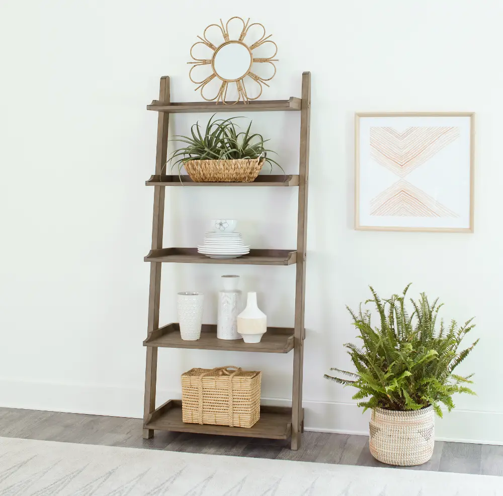 Americana Farmhouse Leaning Pier Bookshelf-1