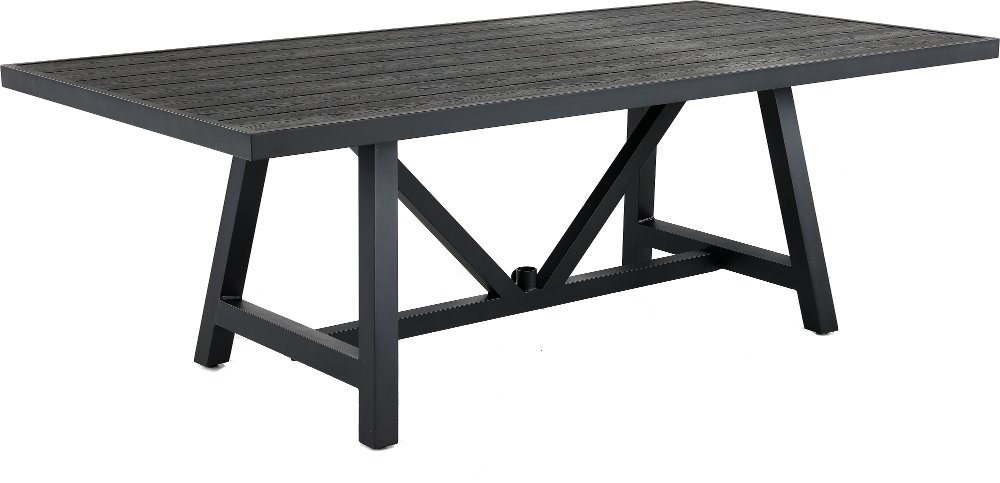 Sunset Black Patio Dining Table