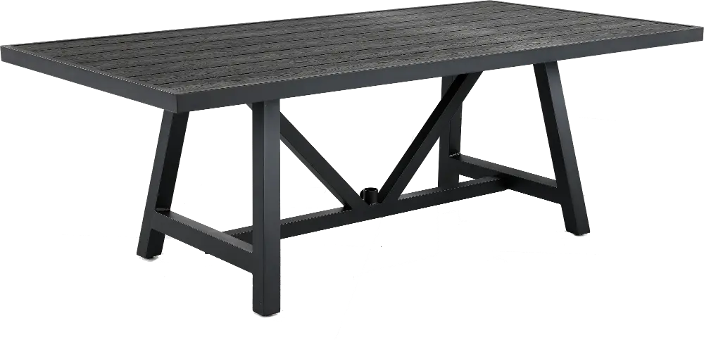 Sunset Black Patio Dining Table-1