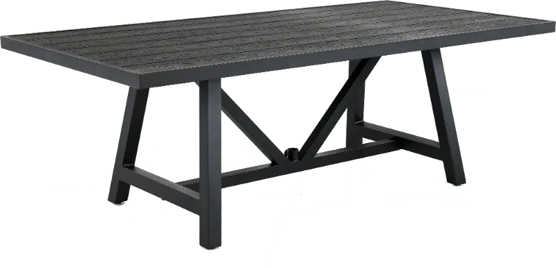 Sunset Black Patio Dining Table