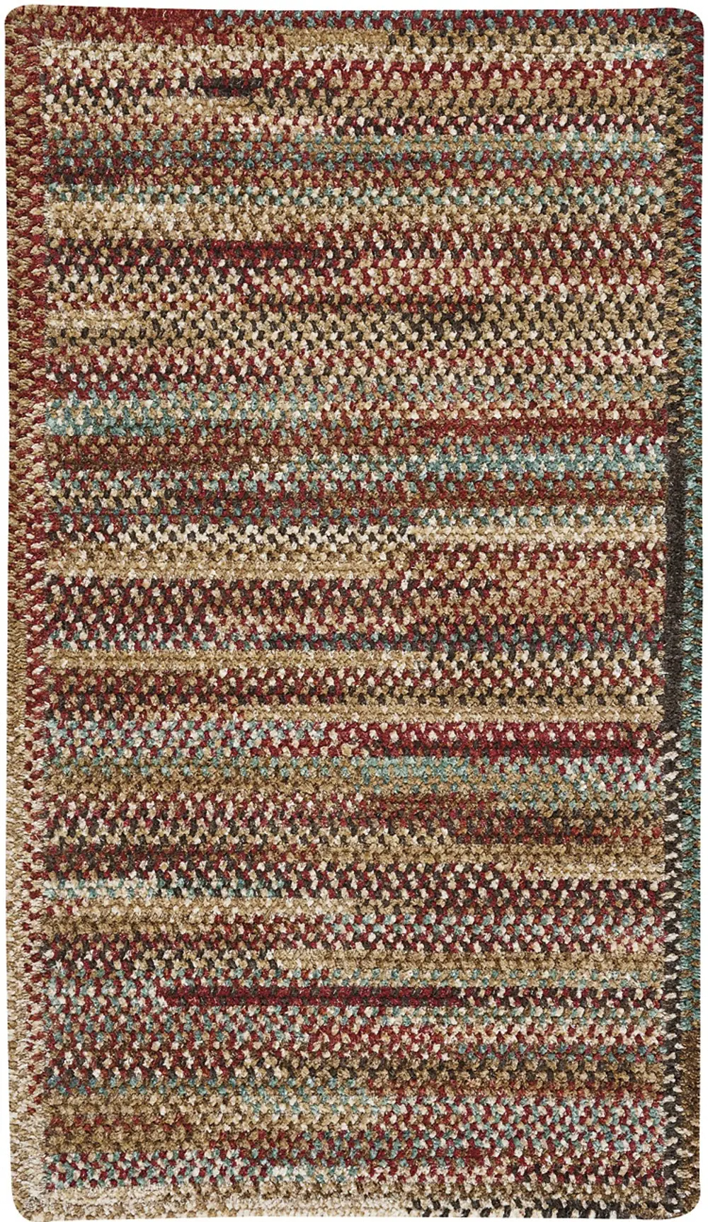 0302XS05000800510 New Homestead 5 x 8 Sundried Red Area Rug-1