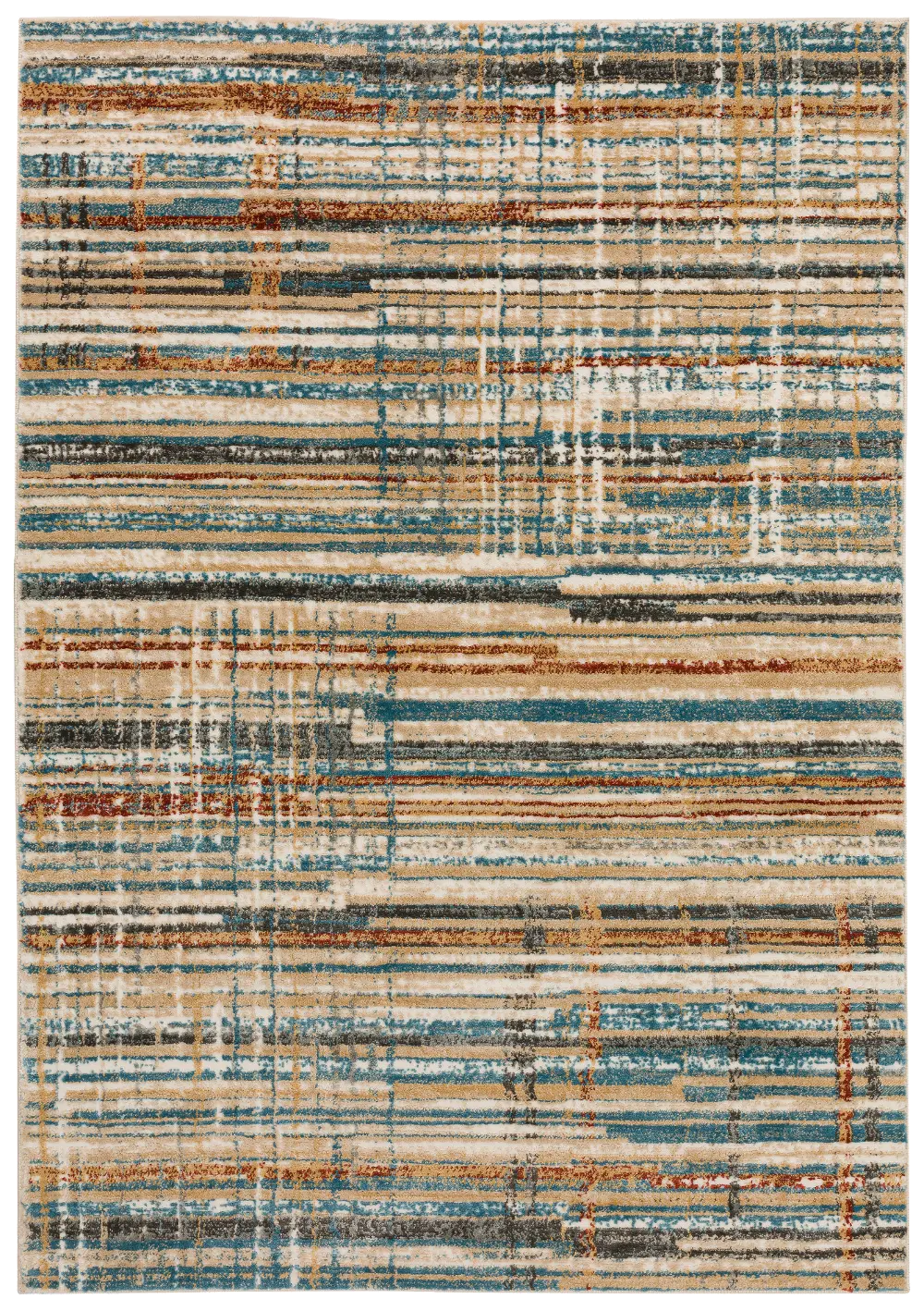 KM8MU8X10-MULT/KARMA Karma 8 x 10 Transitional Multicolor Area Rug-1