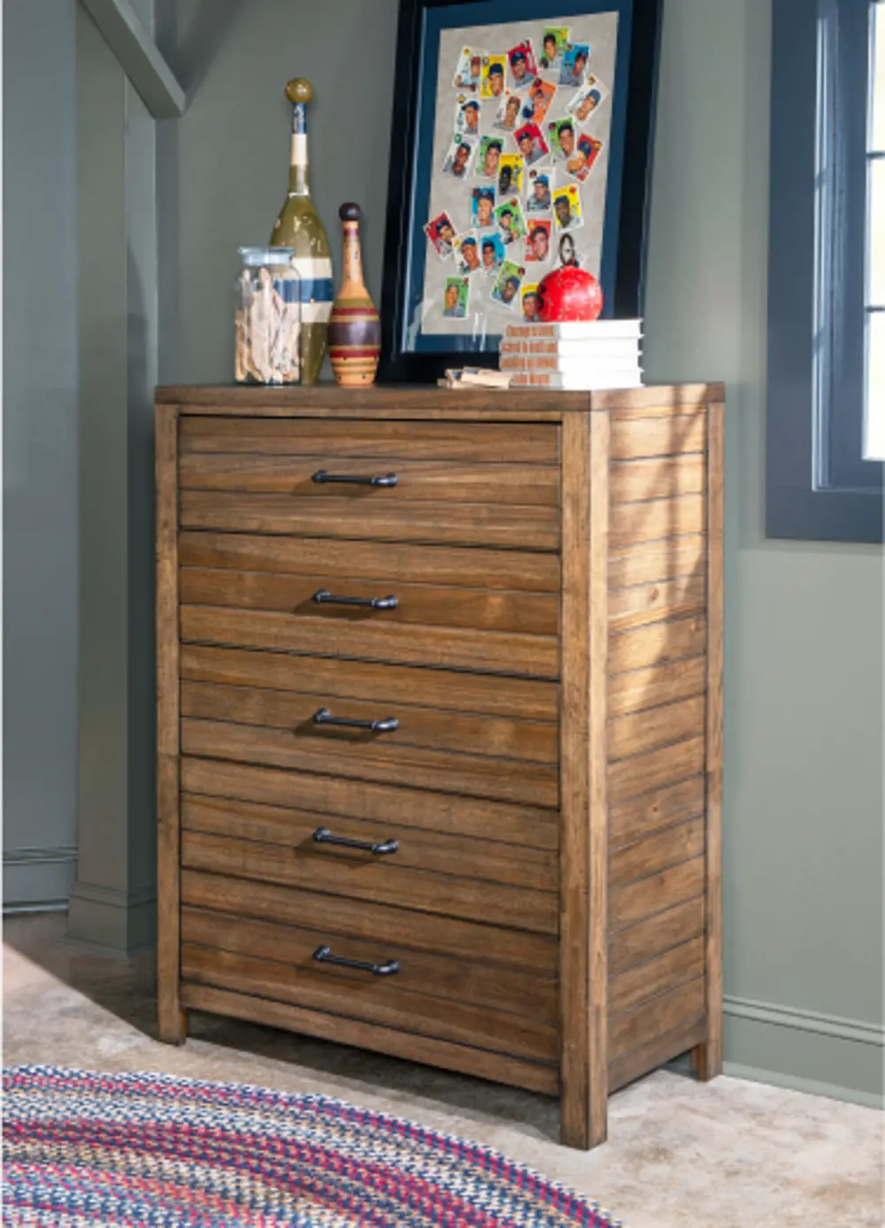 Summer Camp Brown Chest of Drawers-1