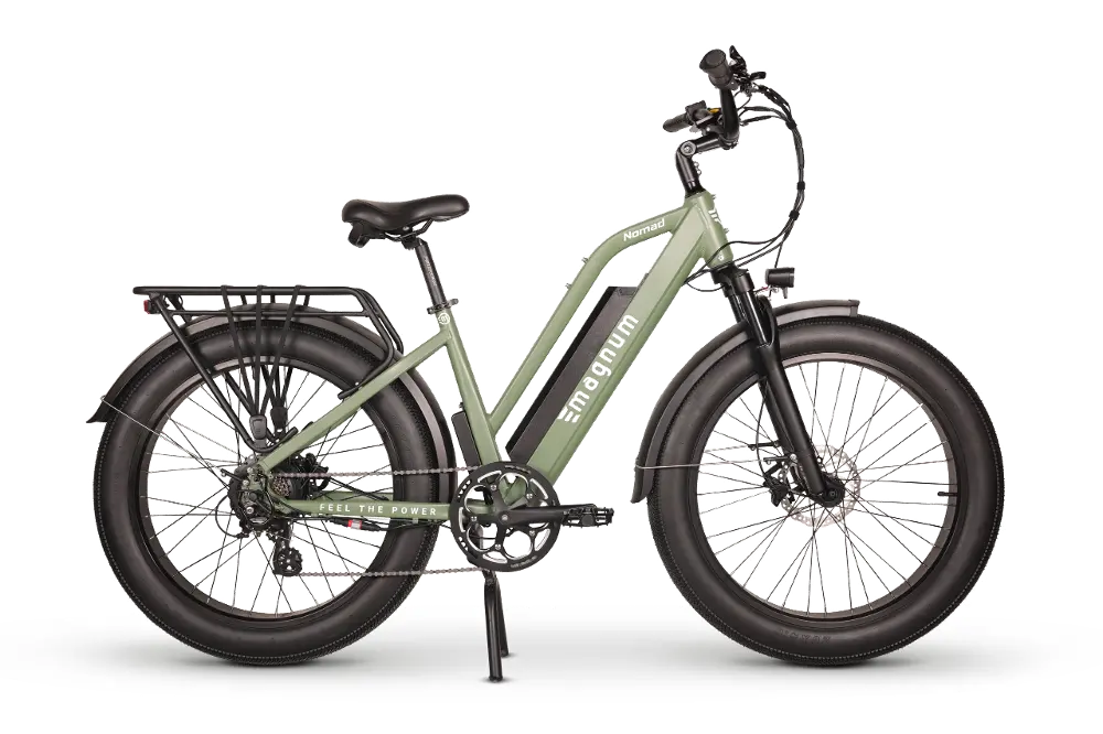 FAT_TIRE/NOMAD_FORST Magnum Nomad Electric Bike - Forest Green-1