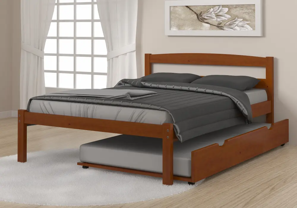Sierra Light Espresso Full Bed with Trundle-1