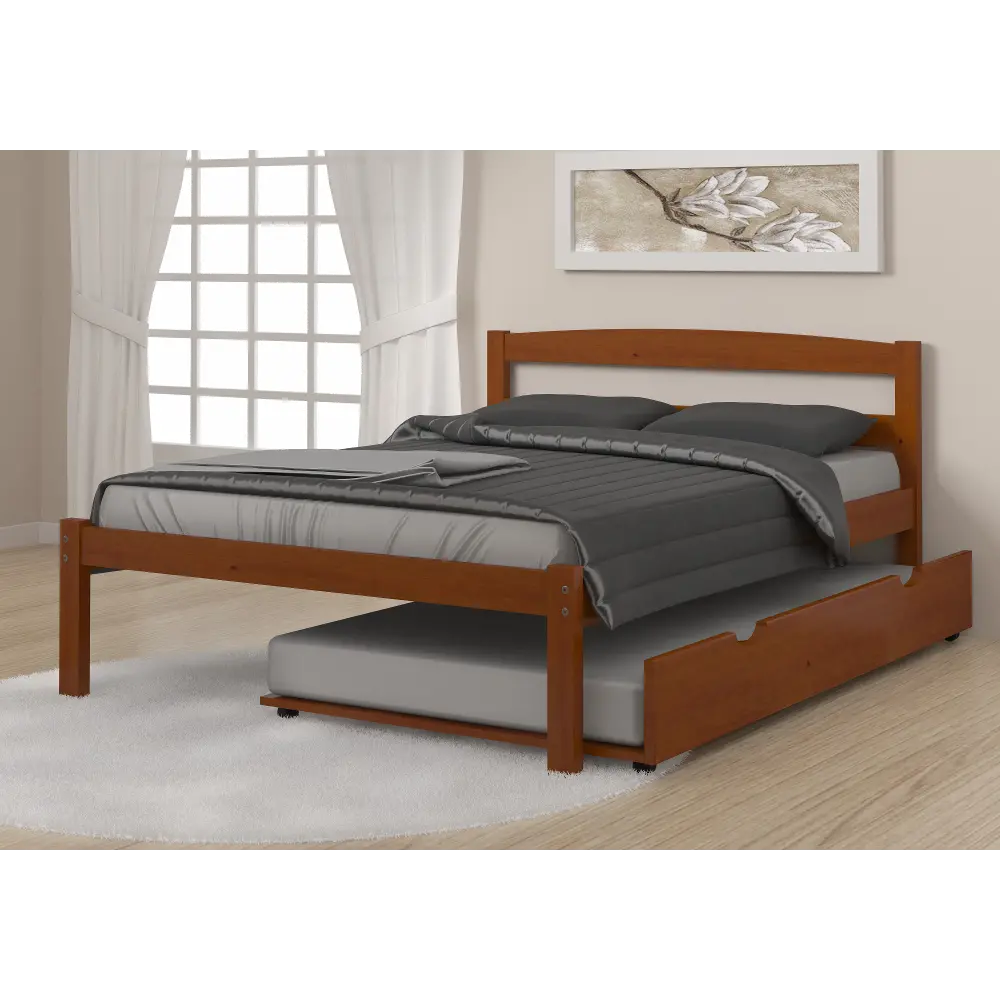 Sierra Light Espresso Full Bed with Trundle-1