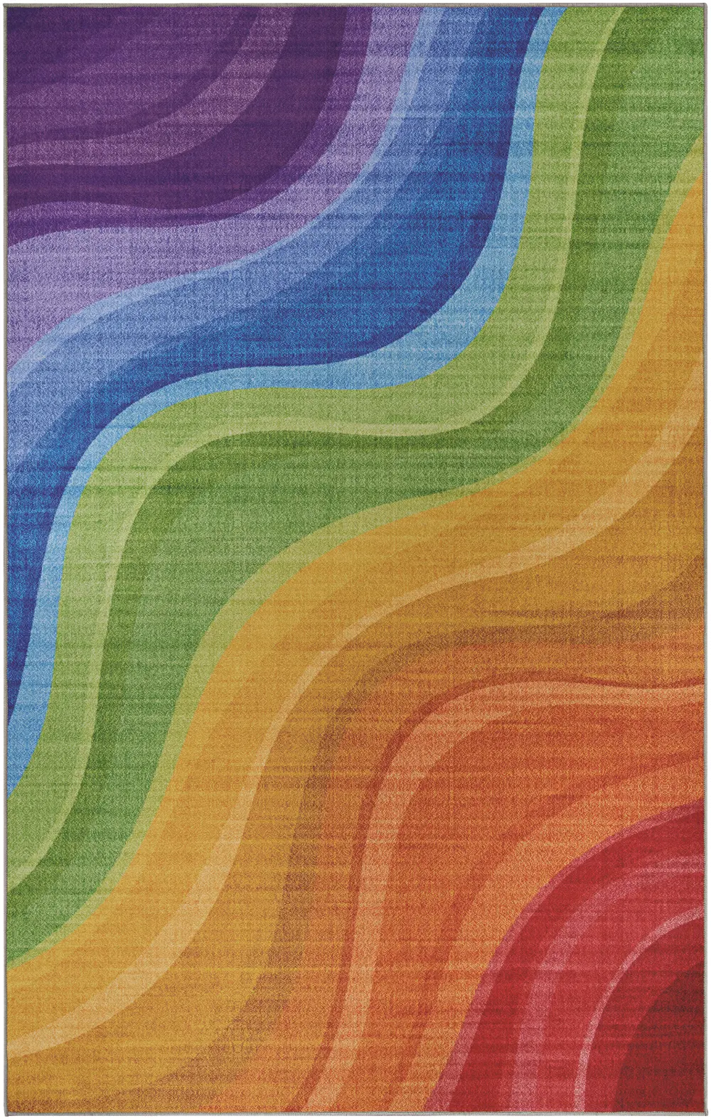 Rainbow 8 x 10 Multicolor Candiland Area Rug-1