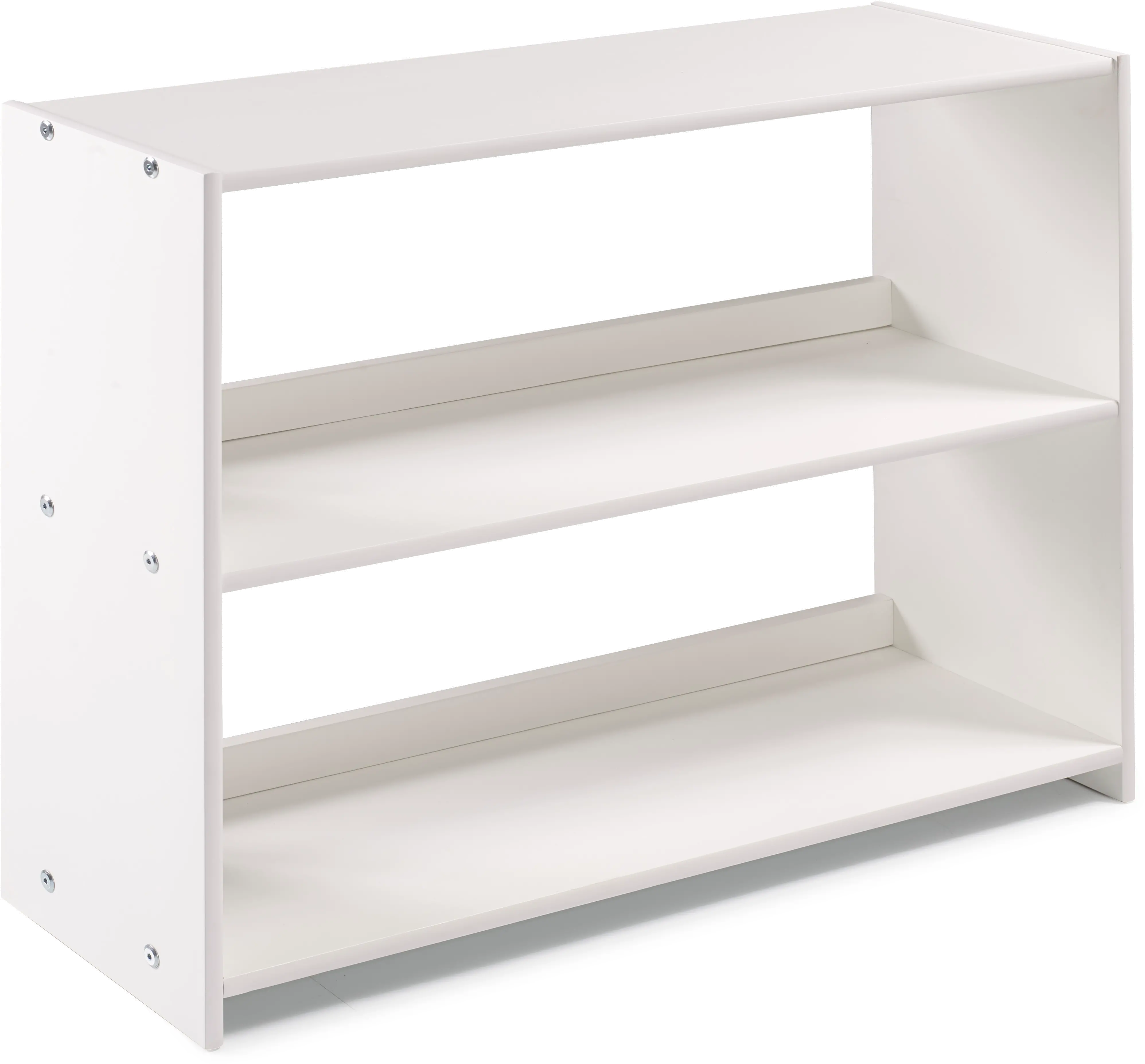 790-DW Louver White Loft Bookcase sku 790-DW