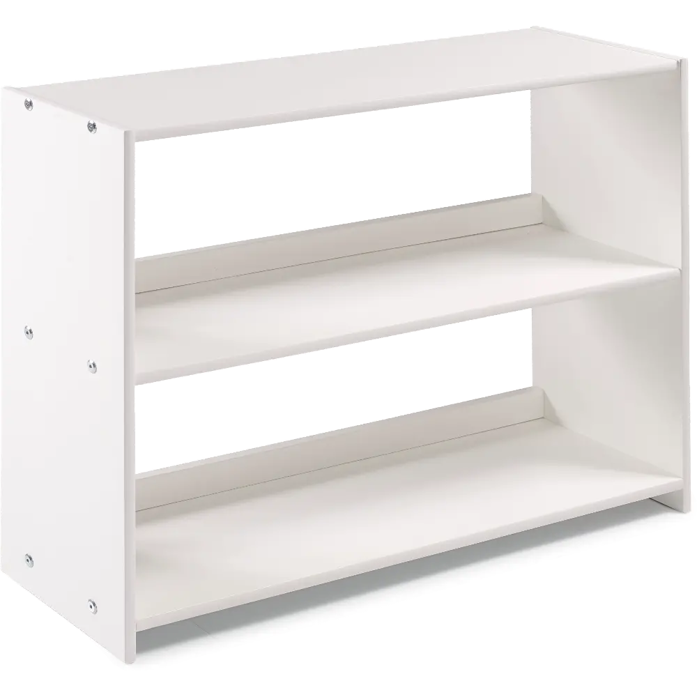 Louver White Loft Bookcase-1