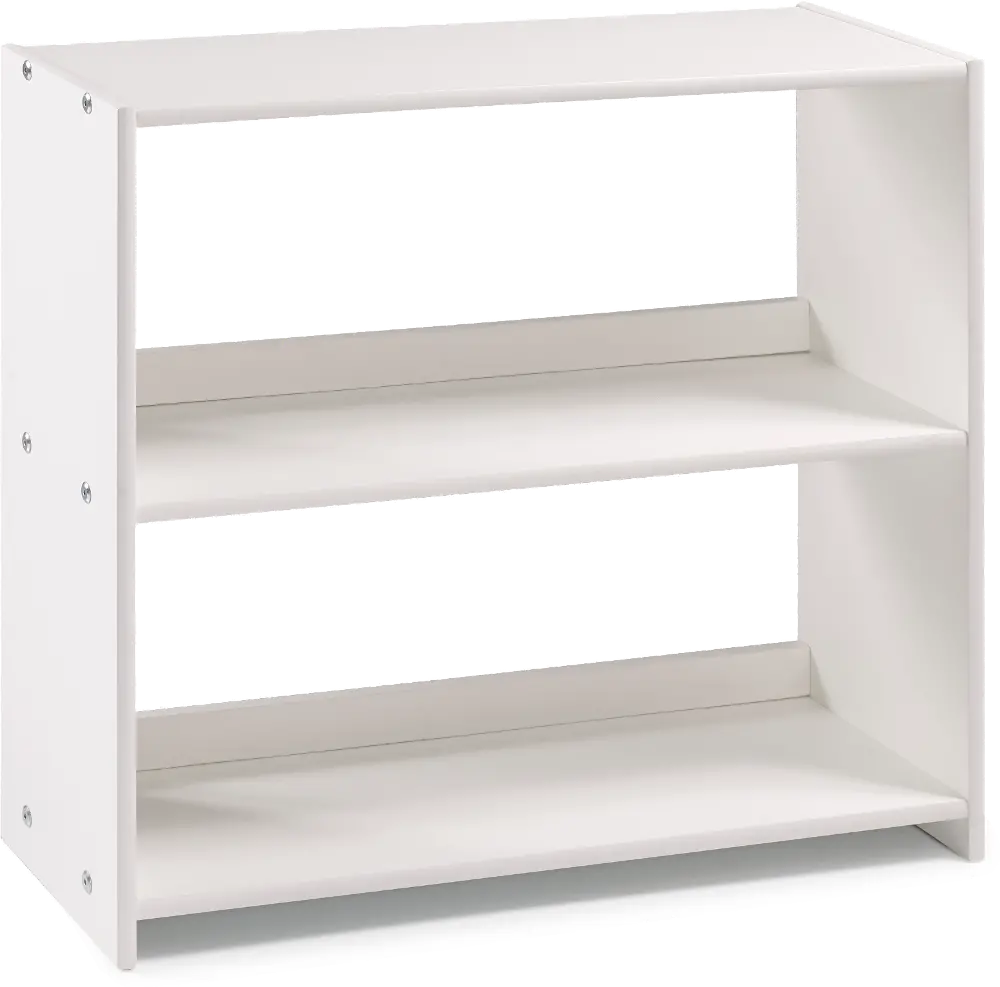 Louver White Loft Bookcase-1