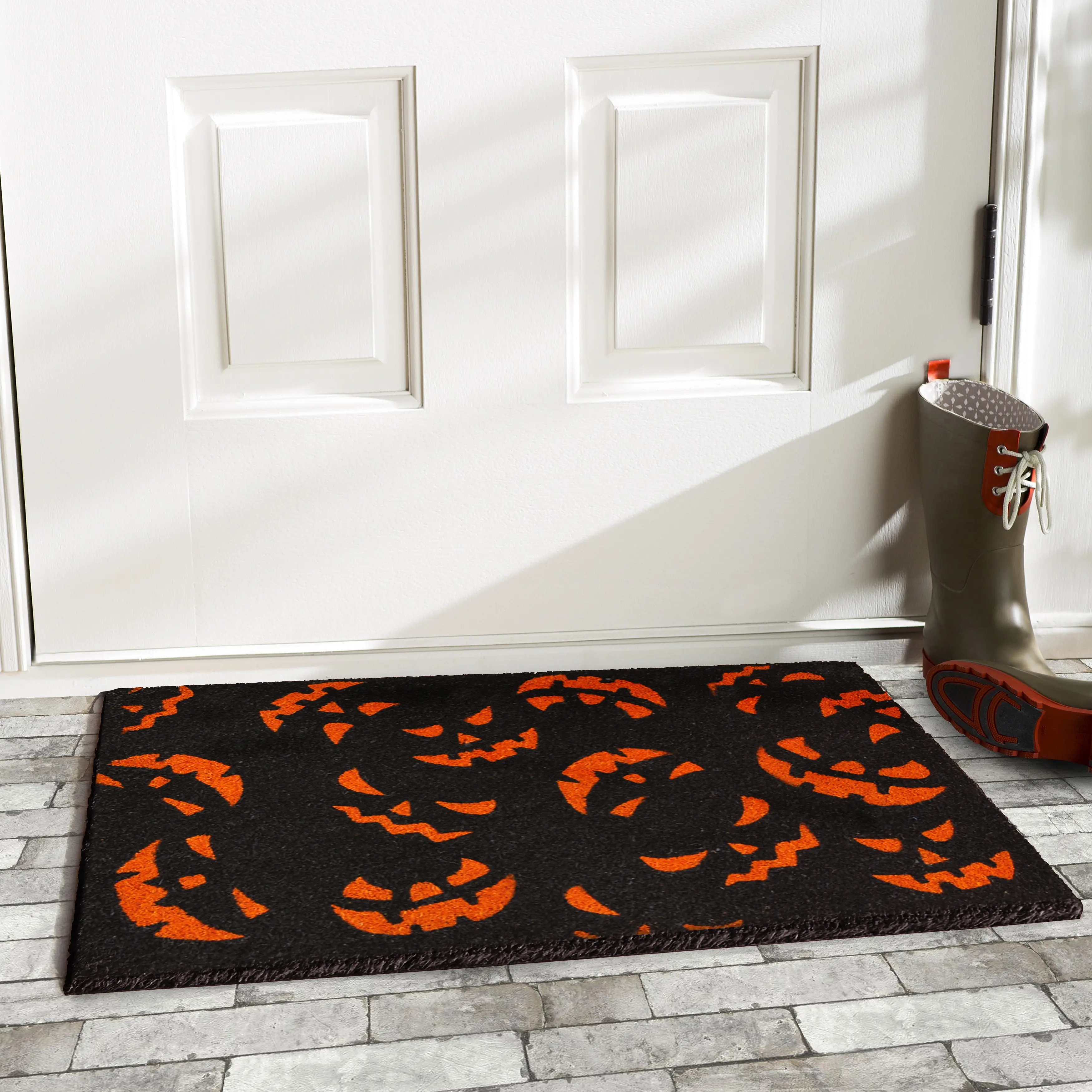 Spooky Pumpkins Doormat