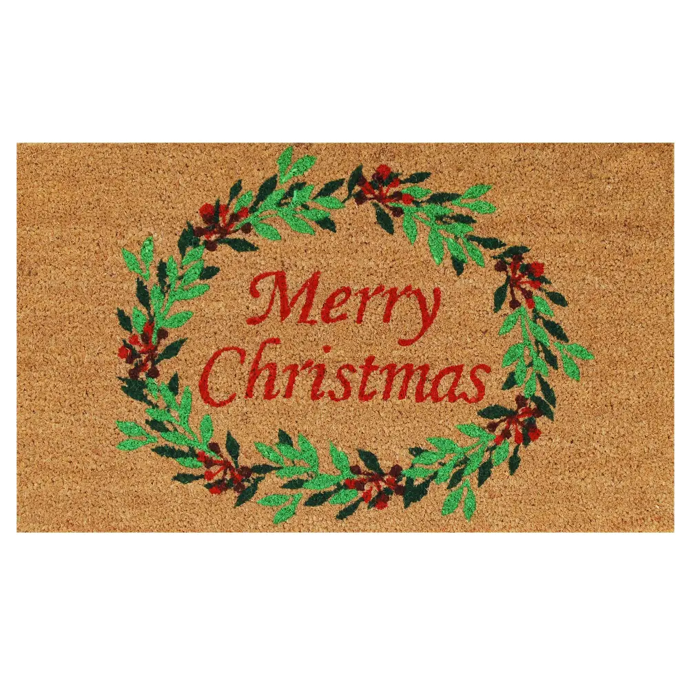 101941729 Christmas Wreath Doormat-1