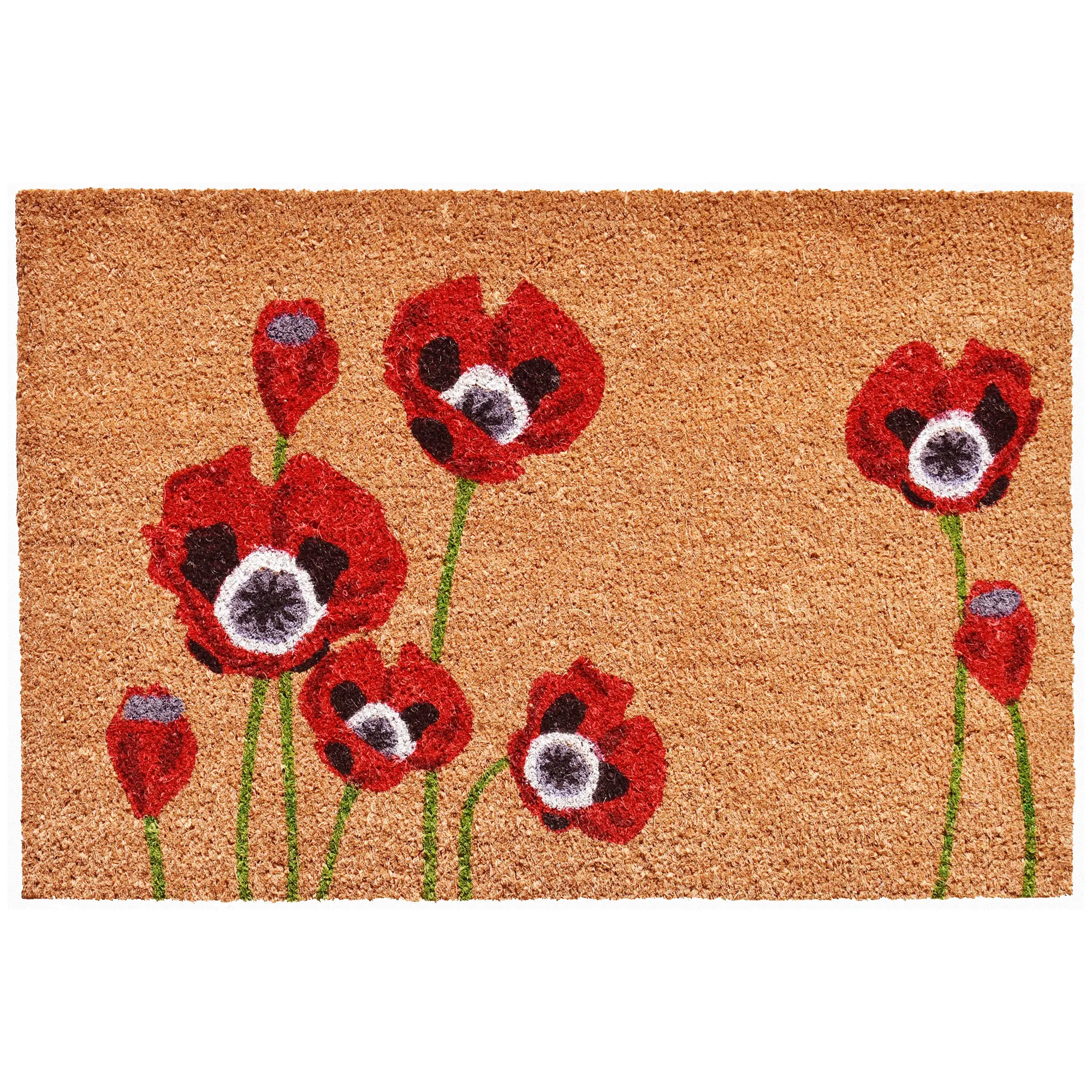 Red Poppies Doormat