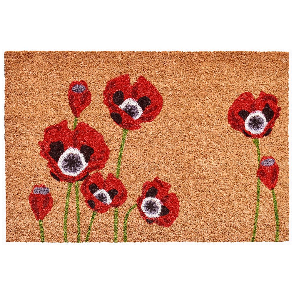 Red Poppies Doormat