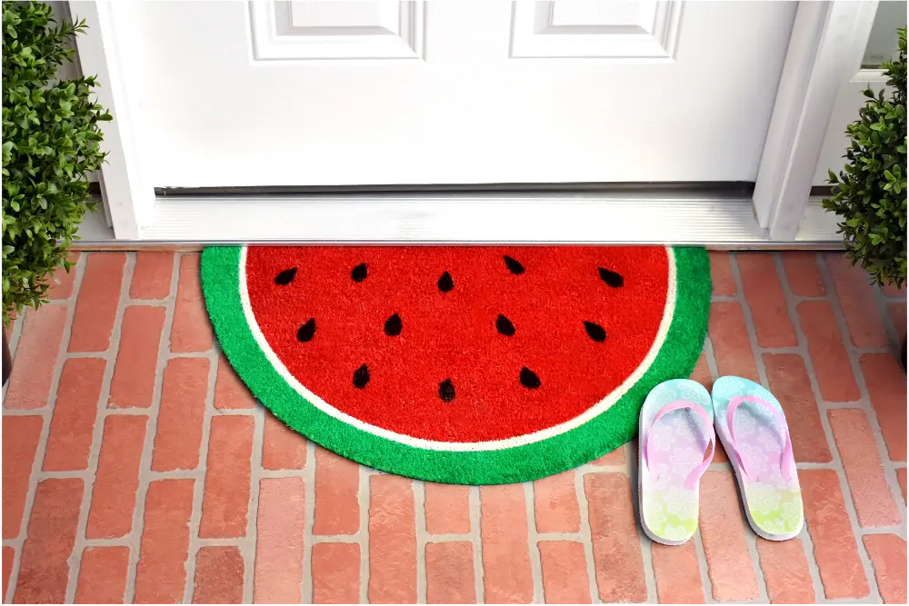 104041729 Watermelon Slice Doormat-1