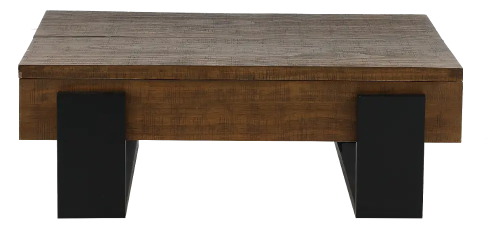 Winter Park Brown and Black Cocktail Table-1