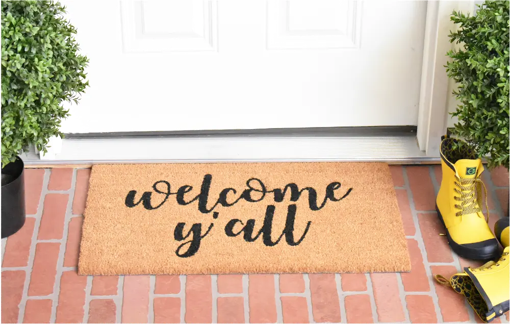 106041729 Welcome Y'all Doormat-1