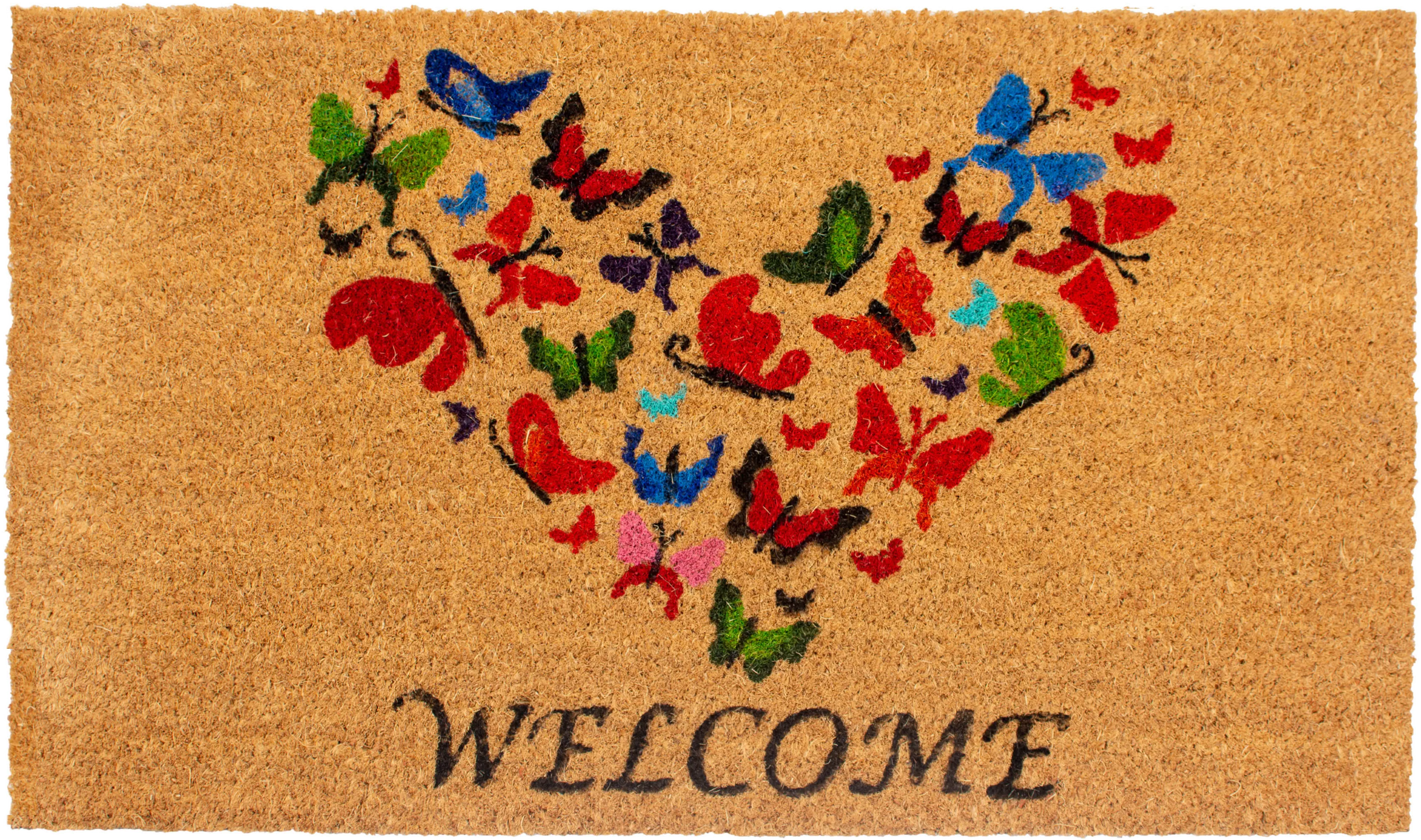 Butterfly Love Welcome Doormat