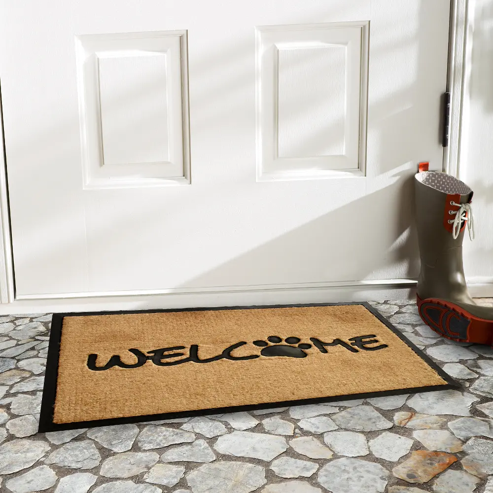 102742436 Welcome Paw Doormat-1