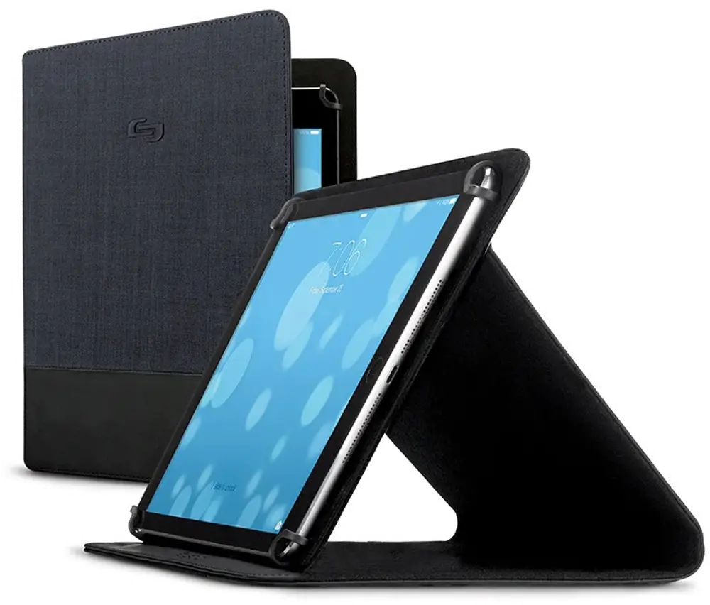 UNL2022-4 Solo Velocity 8.5 - 11 Black Universal Tablet Case-1