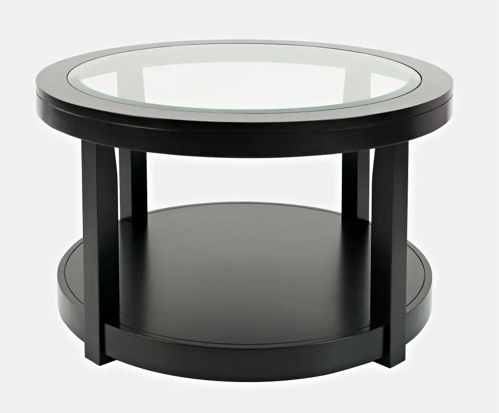 Urban Icon Black Round Coffee Table-1