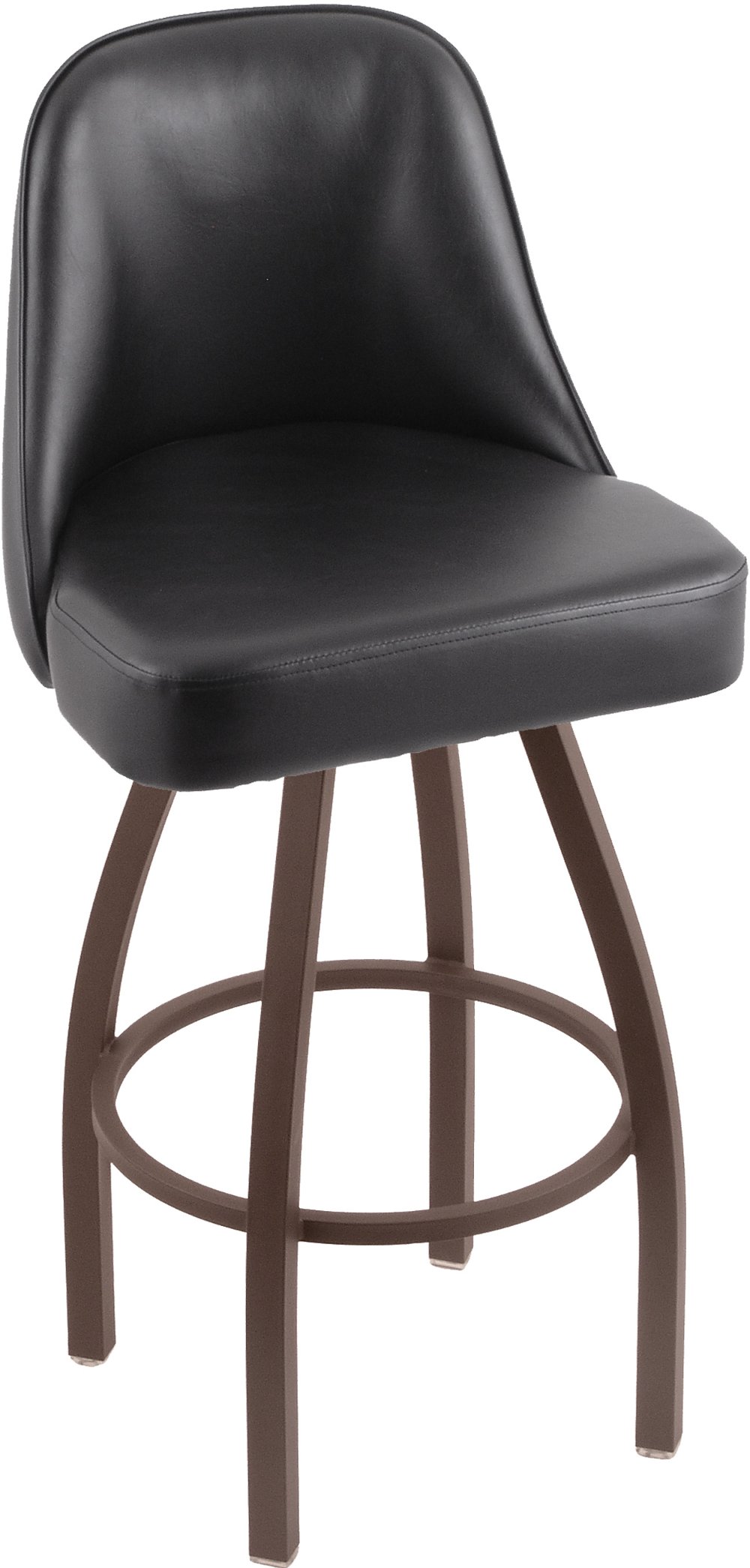 112425917 Grizzly Bronze Metal Upholstered Swivel Bar Stool sku 112425917