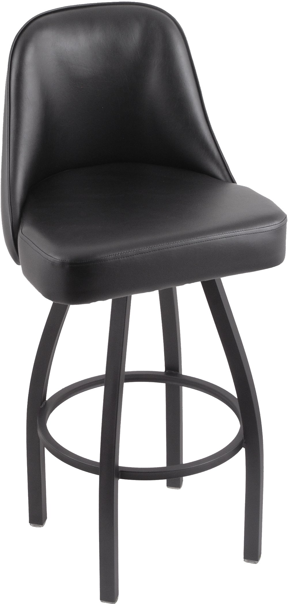 112425925 Grizzly Pewter Upholstered Swivel Bar Stool sku 112425925