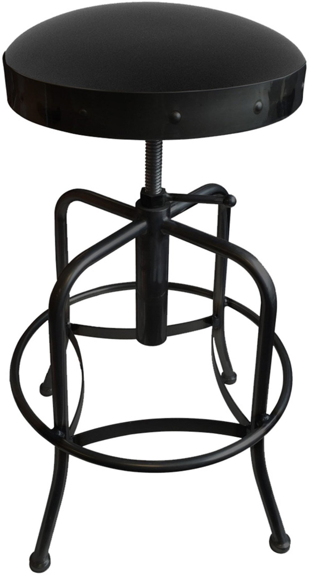 112425992 Steel Black Adjustable Height Stool sku 112425992