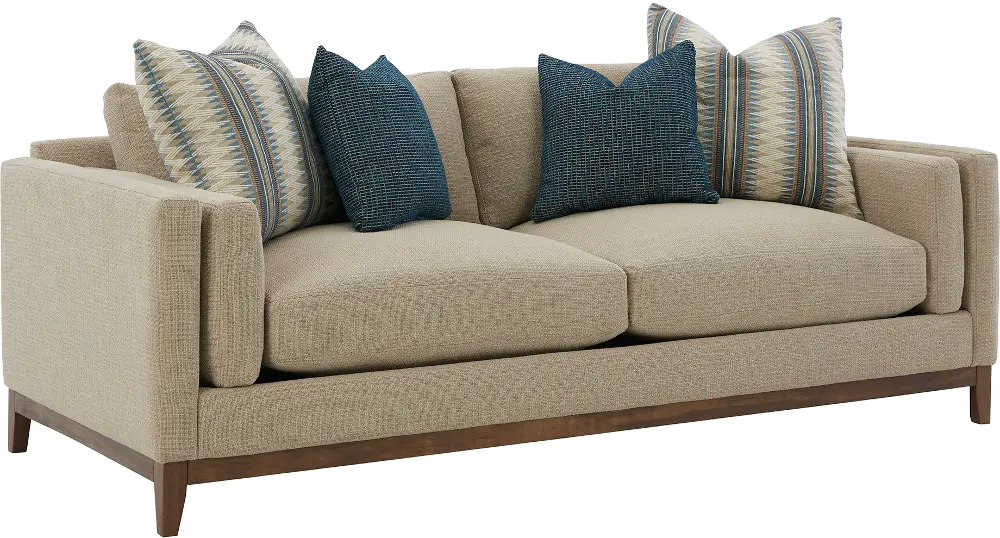 S034770XXX/FIAL01 Kelsey Mid Century Modern Linen Beige Sofa-1