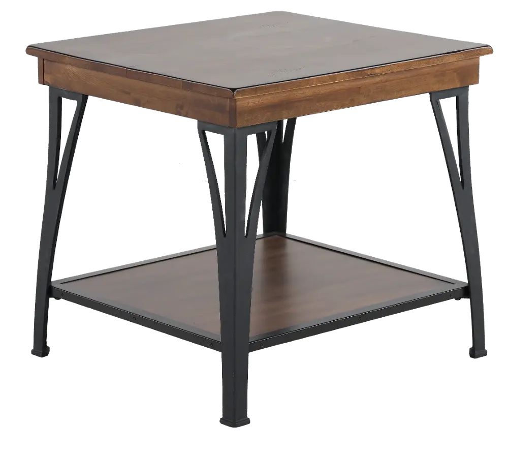District Brown End Table-1