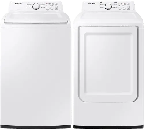 Samsung Washer and Electric Dryer Set - 3000 White