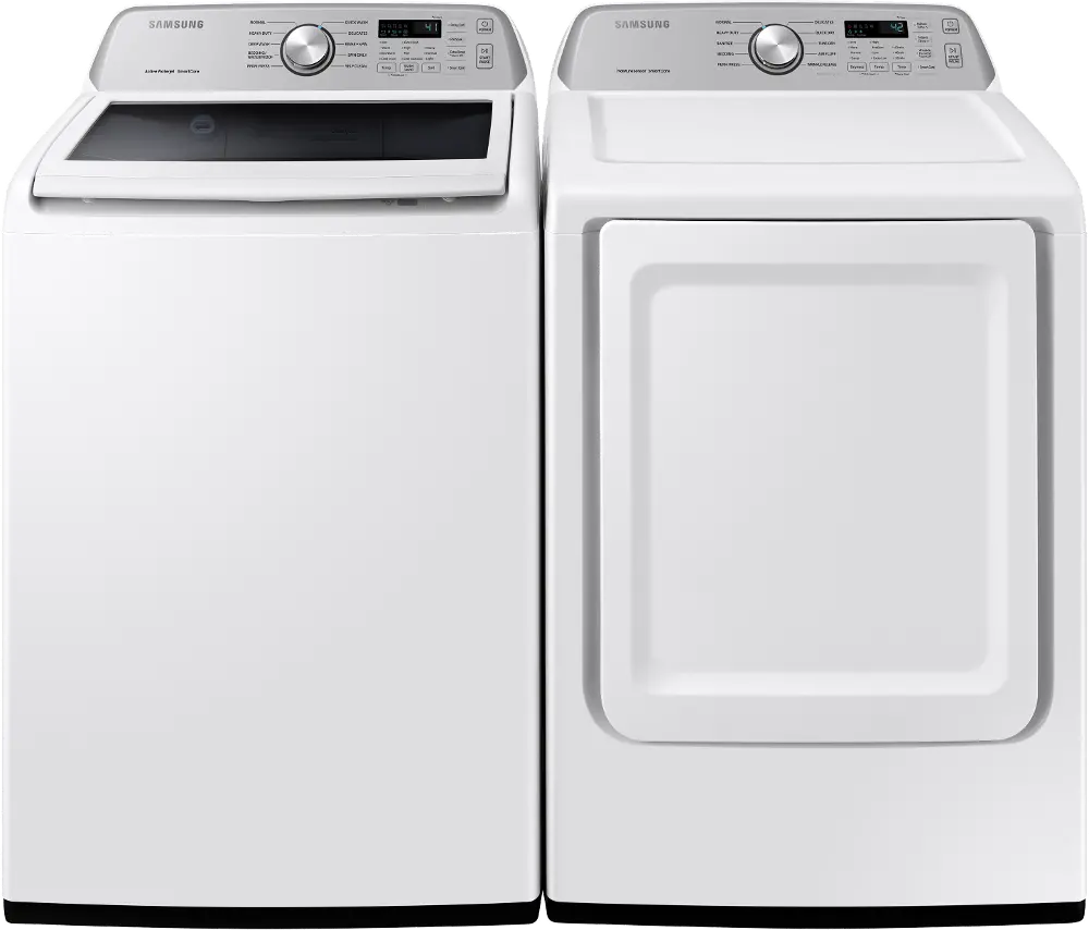 .SUG-W/W-GAS-3400-PR Samsung White Gas Laundry Pair - 3400-1