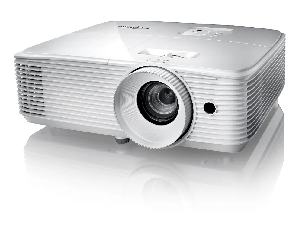White Optoma 1080p Projector-1